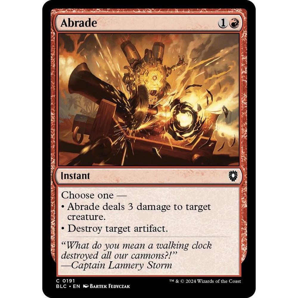 Abrade - Commander: Bloomburrow (BLC)