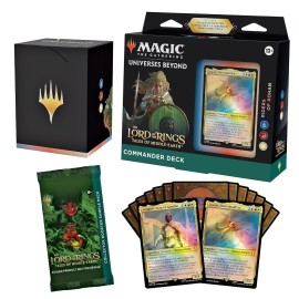 Magic The Gathering The Lord of The Rings Tales of Middle-Earth Commander Deck 1 + Collector Booster Sample Pack