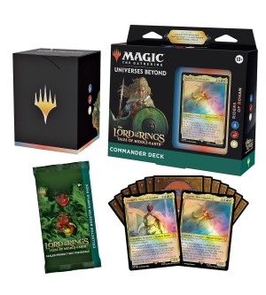 Magic The Gathering The Lord of The Rings Tales of Middle-Earth Commander Deck 1 + Collector Booster Sample Pack