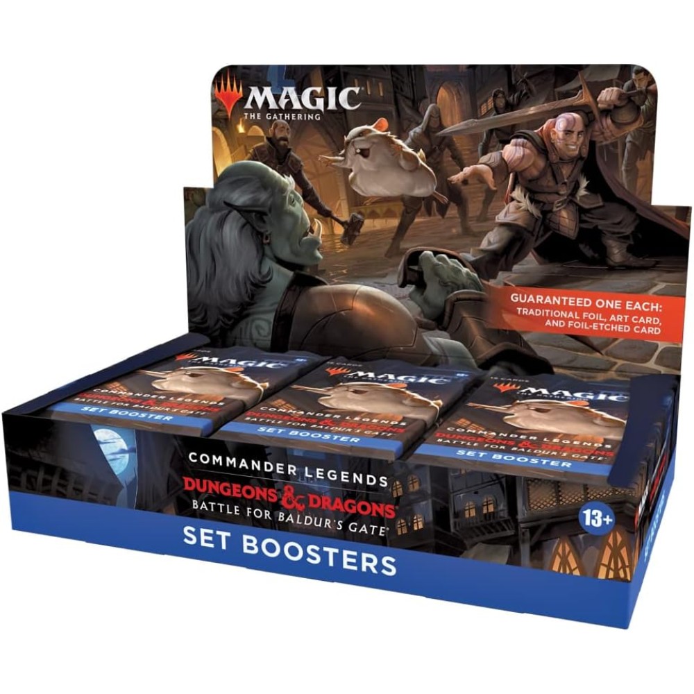 Magic The Gathering Commander Legends Battle for Baldur’s Gate Set Booster Box  18 Packs (270 Magic Cards)