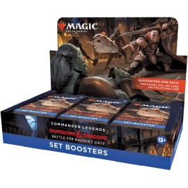 Magic The Gathering Commander Legends Battle for Baldur’s Gate Set Booster Box  18 Packs (270 Magic Cards)