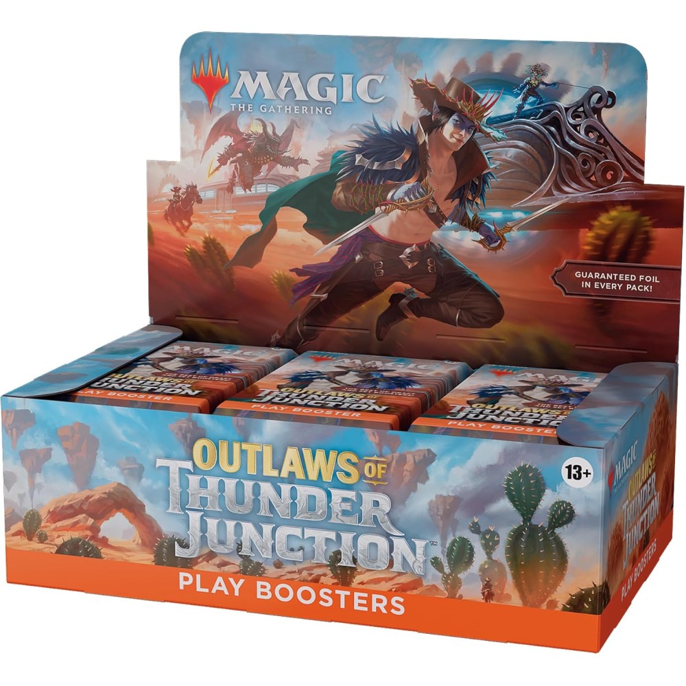 Magic The Gathering Outlaws of Thunder Junction Play Booster Box - 36 Packs (504 Magic Cards)