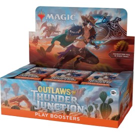 Magic The Gathering Outlaws of Thunder Junction Play Booster Box - 36 Packs (504 Magic Cards)