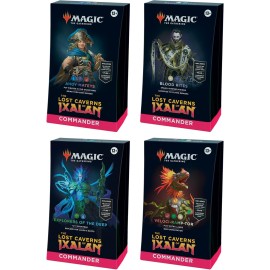 Magic The Gathering The Lost Caverns of Ixalan Commander Deck Bundle – Includes All 4 Decks (Ahoy Mateys, Blood Rites, Explorers of The Deep, Veloci-ramp-tor)