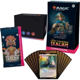 Magic The Gathering The Lost Caverns of Ixalan Commander Deck - Ahoy Mateys (100-Card Deck, 2-Card Collector Booster Sample Pack + Accessories)