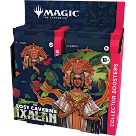 Magic The Gathering The Lost Caverns of Ixalan Collector Booster Box - 12 Packs + 1 Foil Box Topper Card (181 Magic Cards)