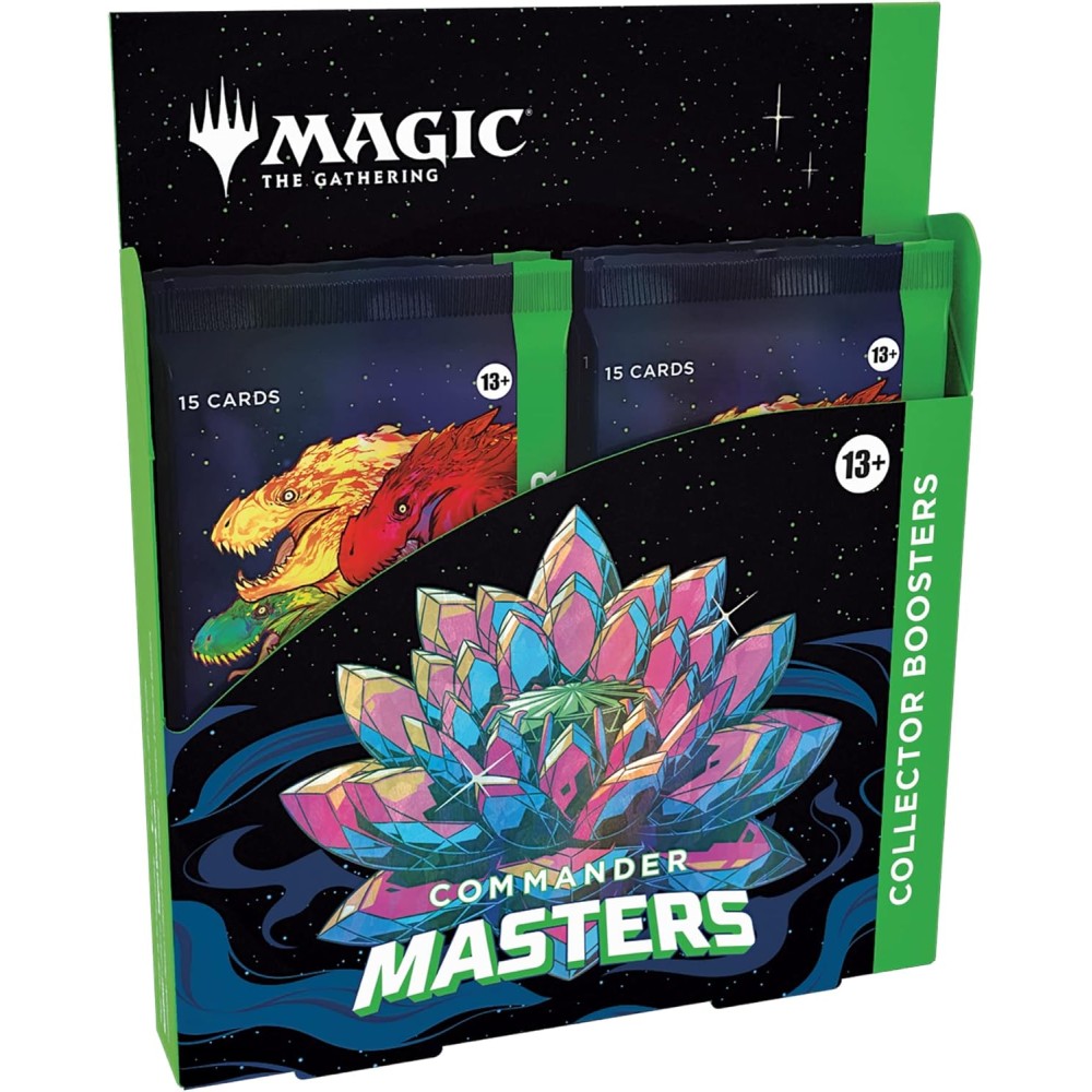 Magic The Gathering Commander Masters Collector Booster Box - Multi-Color, 4 Packs (60 Cards)
